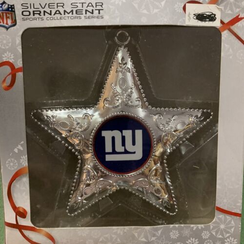 NFL 4&quot; Silver Star Ornament - $6.81