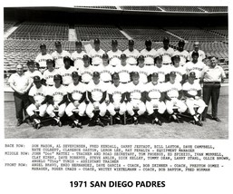 1971 SAN DIEGO PADRES 8X10 TEAM PHOTO BASEBALL PICTURE MLB - $4.94