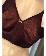 NWT LANE BRYANT CACQUE UNLINED NO WIRE FULL COVERAGE PLUM PINK 44DDD LAC... - $49.67 CAD