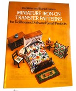 Miniature Iron On Transfer Patterns For Dollhouses, Dolls &amp; Small Projec... - £12.50 GBP