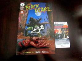 MARK HAMILL ERIC JOHNSON THE BLACK PEARL 1996 COMIC MAG STAR WAR SIGNED ... - £266.76 GBP