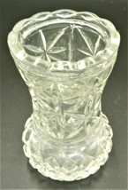CHARMING VINTAGE CRYSTAL MINIATURE VANITY VASE - $8.00