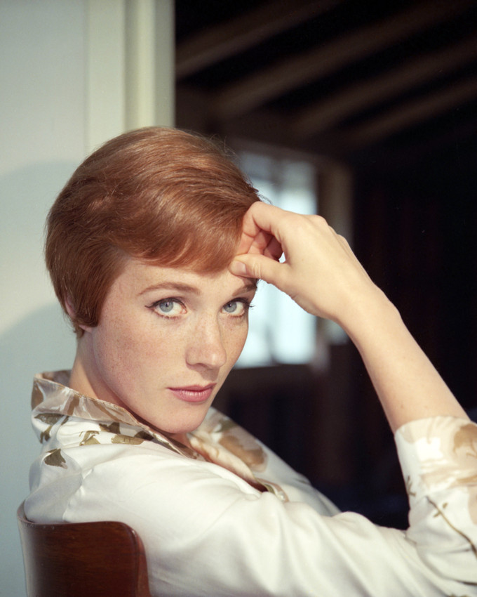 Julie Andrews Stunning Short Hair 1960's 16x20 Canvas Giclee - $69.99