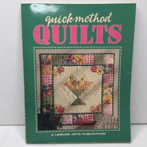 Leisure Arts Quick-Method Quilts Book Quilting Sewing Diagrams Patterns Designs - $19.99