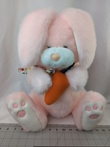 Gund Pink Rabbit Plush Holding Carrot 16 Inch Stuffed Animal Toy - $26.95