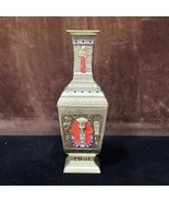 Egyptian handmade bronze Vase, Ancient Egyptian Incense with King Tut, Q... - $2,552.82 MXN