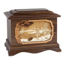 Walnut Lakeshore Ambassador Wood Cremation Urn - £315.99 GBP