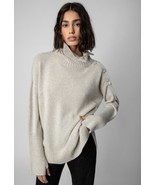 Zadig &amp; Voltaire Alma Jumper Bijoux Sweater  Cashmere Pullover Star $798... - $395.99