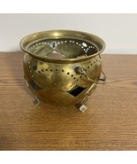 Brass Cauldron Pot Warmer Halloween Decor Collectible With Oil Burner Co... - $19.59