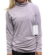 NWT Athleta Flurry Endeavo Shag Turtleneck Top Long Sleeve Shirt Purple XL - $33.48 CAD