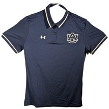 Auburn Polo Shirt Womens Size Small Tigers Team Athletic Top Blue Under Armour - £18.96 GBP