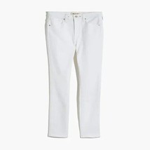 NWT Womens Petite 25 25P 25x26 Madewell 10&quot; High-Rise Skinny Jeans in Pure White - £30.96 GBP