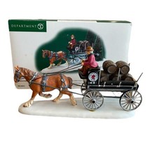 Dept 56 Dickens Village Red Lion Pub Beer Wagon Christmas Figurine 58421 - £22.18 GBP