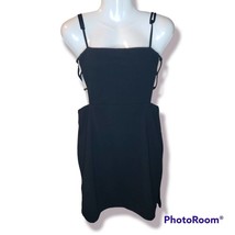 Beginning Boutique Black Cutout Side Mini Dress sz 12 - £24.71 GBP