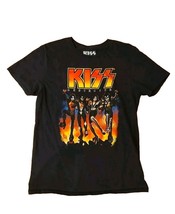 KISS shirt m DESTROYER ALBUM ROCK BAND Shirt M Crewneck Short Sleeve  Black - $8.48