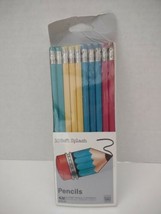 New Vintage Empire Wood Pencils 10 Count Soft Splash Sealed NOS 1013T PM... - $17.81