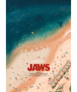 Jaws Andrew Swainson Movie Amity Island Poster Print Fine Art 16.5x23.4 ... - £97.68 GBP