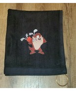 Tasmanian Taz Devil Golf Sport Towel 16x18 Black - $302.33 MXN