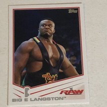 Big E Langston Trading Card WWE Raw 2013 #3 - £1.55 GBP