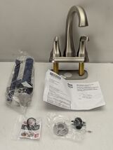 FOR PARTS-Delta Portwood 4” Centerset 2-Handle Bathroom Faucet -INCOMPLE... - $69.87
