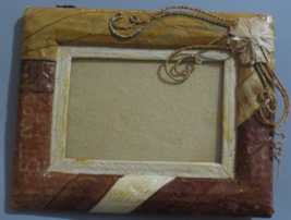 Palm Photo Frame 3x5 Pictures Total Frame Is 6 X 7 1/2&quot; Used - £1.97 GBP