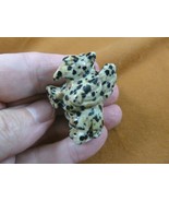 (Y-GRI-565) spotted GRIFFIN gryphon gemstone carving figurine statue Eag... - $19.22 CAD