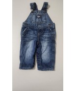 OSHKOSH Denim Overalls 6M Pocket Bibs Fleece Lining Baby Girls Boys - $20.58 CAD
