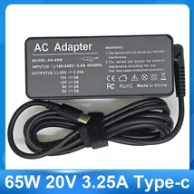 20V 3.25a 65W USB Type-c AC Laptop Power Adapter Charger For Lenovo Thin... - $21.99+