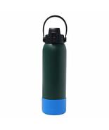 Aquatix Double Wall Insulated 32 Ounce Fern Green Bottle with Silicon Sh... - $27.67