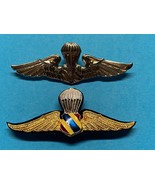 THAILAND, PARACHUTIST, PARA WINGS, POLICE, AIRBORNE, METAL, GROUPING OF 2 - $15.00