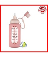 Glass Water Bottle 64 oz with Dustproof Lid &amp; Silicone Grip - Ideal for ... - $70.23 CAD