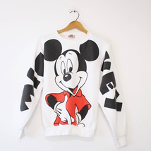 Vintage Walt Disney Mickey Mouse Sweatshirt Small - £107.72 GBP