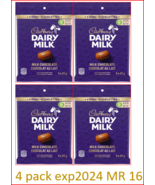 x4 Cadbury Dairy Milk, Milk Chocolate, The Classic Creamy Taste, Chocola... - €59,31 EUR