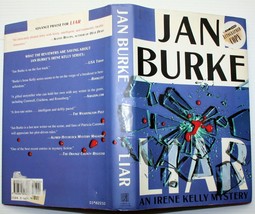 Signed 1st Printing Jan Burke LIAR (Irene Kelly #6) hcdj Journist is the News - £9.73 GBP