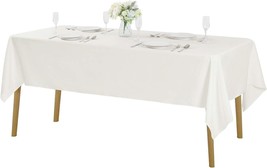 Rectangle Tablecloth 60x84 inch Washable Polyester Fabric Table Cloth fo... - £23.85 GBP