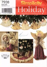 Simplicity Holiday Pattern Collection Tree skirt, Stocking, Ornaments  # 7938 - £4.51 GBP