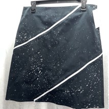 Worth Women&#39;s Skirt Black w/ White Zippers Size 6 - $35.89