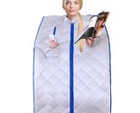 SereneLife Portable Infrared Home Spa, One Person Sauna, Heating Foot Pa... - $288.99