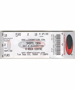 Sheryl Crow Collectable 2009 Ticket Stub Kingston KROCK Centre Canada Li... - $12.24 CAD