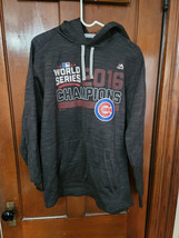 Majestic Chicago Cubs 2016 World Series ThermaBase Hoodie  Men’s Size Me... - £13.77 GBP