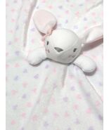 Lovey Security Baby Blanket Bunny Pink White Purple Hearts 23&quot; x 23&quot; Sof... - $234.65 MXN