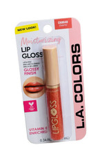 L.A. Colors Moisturizing Lip Gloss C68648 * CHEERFUL * Shimmer Glitter S... - $11.76