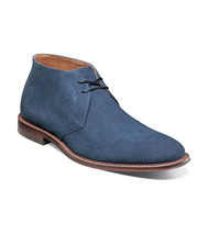 Stacy Adams Martfield Plain Toe Chukka Boot Suede Navy 25618-415 - £103.90 GBP