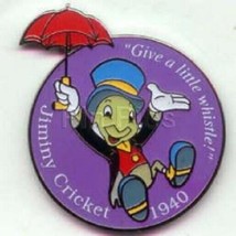 Disney Countdown to the Millennium #83 Jiminy Cricket Give A Little Whistle pin - £9.27 GBP