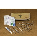 FIRST AID Surgical Kit ELITE STOCKED Field Medic Suture Trauma Survival ... - £31.44 GBP