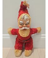 RARE Vintage Rushton Co. Santa Claus Doll w/Rubber Face - 18" - $68.30