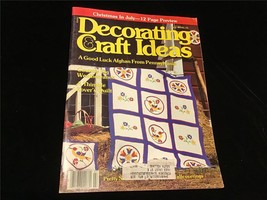 Decorating &amp; Craft Ideas Magazine July 1983 Good Luck Afghan from Pennsylvania - £7.81 GBP