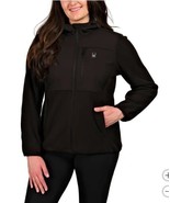 Spyder Womens Jacket Black Fleece Polar Pockets Front Zipper Heavyweight - $54.99