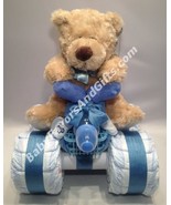 4 Wheeler Diaper Cake in many  colors - great gift for Baby Shower - £58.97 GBP