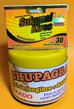 CHUPA GRASA Ginger GEL(500G) + SUKUNAI KIROS 30caps Combo Elimina VIENTRE - $25.82